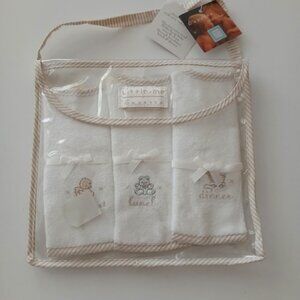 Little Me Baby Bibs (3) New